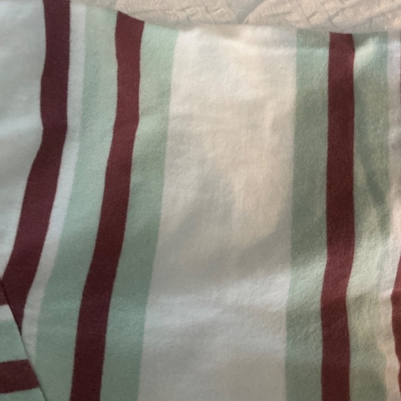 Vintage Union Bay throwback skater t striped cropped cute fitted size medium - Picture 3 of 4